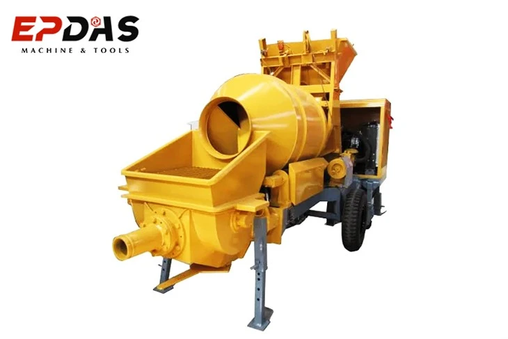 Electric Concrte Mixer With Pump