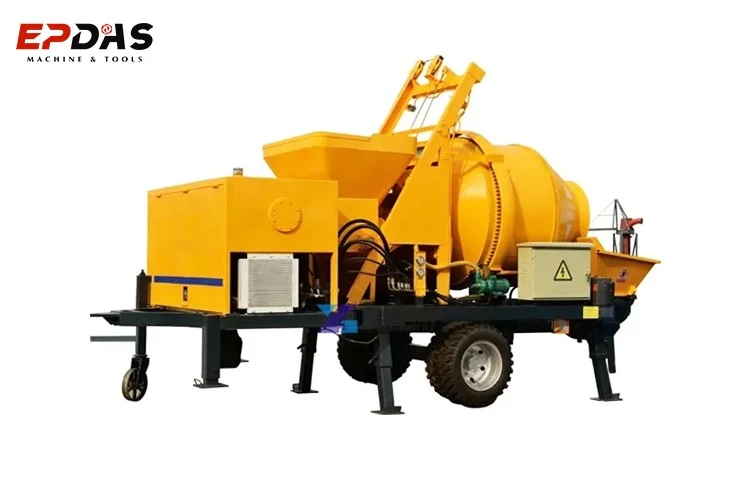cement pump with mixer