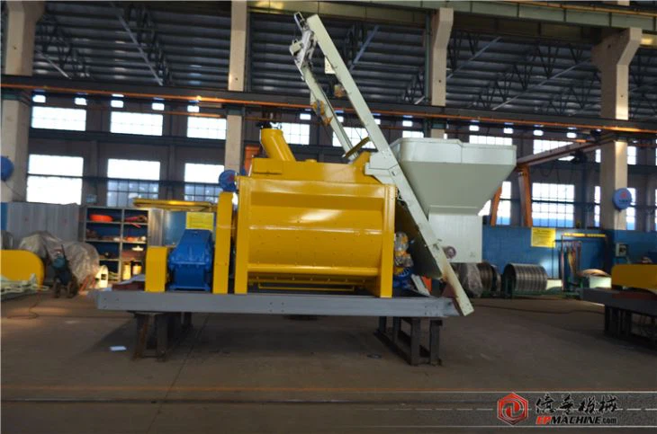 JS Twin-shaft Concrete Mixer