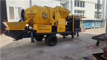 Bétonnière portable de 30m³/h avec pompe