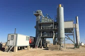Centrale de malaxage d'asphalte en lots