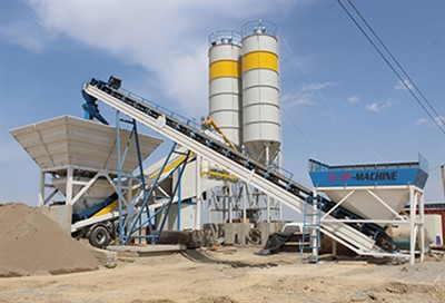 Centrale à béton mobile